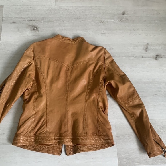 Scully soft Leather Western Braided studs Camel Tan Jacket size L vintage - Picture 4 of 16